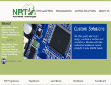 Tablet Screenshot of nanorivertech.com